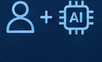 Human plus AI icon